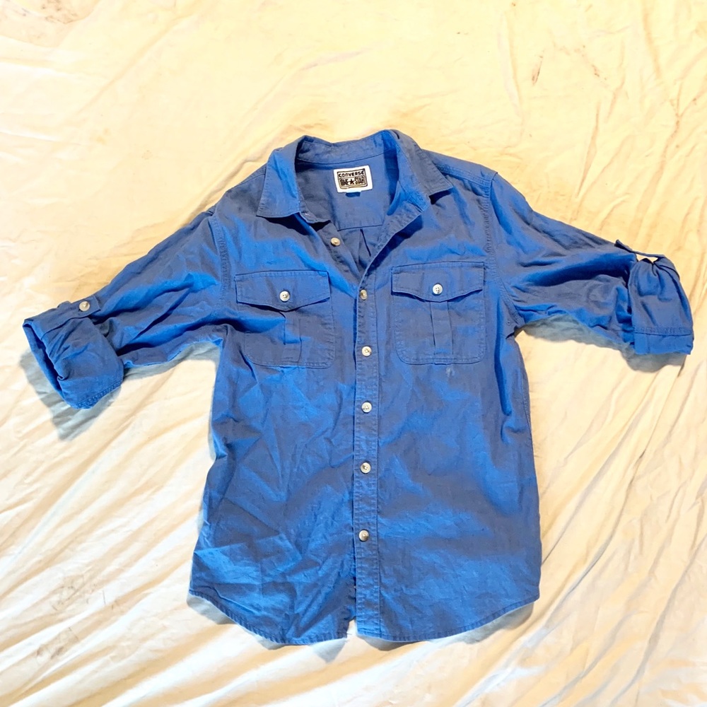Converse Button-Up Blue
